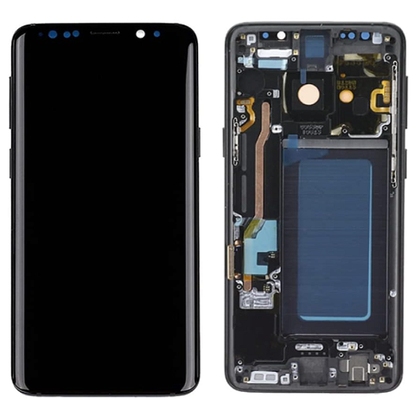 FRONTAL TELA DISPLAY SAMSUNG S9 PLUS (G965) COM ARO 1 LINHA AMOLED