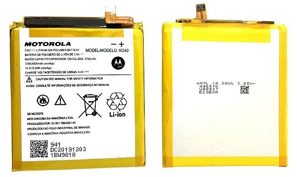 Bateria Motorola Moto G8 / G8 Play / Moto E7 / Moto One Macro (KG40) Original