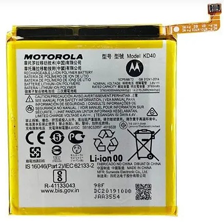 BATERIA MOTOROLA MOTO G8 PLUS XT2019 (KD40) 1 LINHA