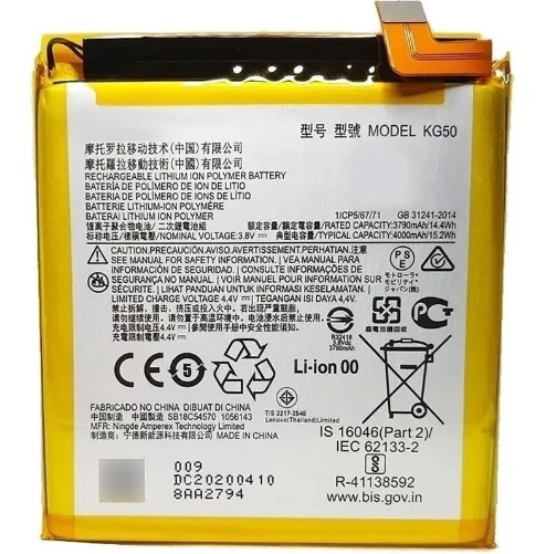 Bateria Motorola Moto One Hyper XT2027 (KG50) Original