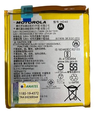 BATERIA MOTOROLA MOTO Z2 FORCE XT1789 ( HD40 ) 1 LINHA