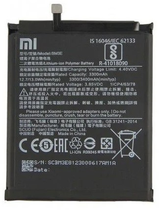 BATERIA XIAOMI MI8 MI 8 (BM3E) 1 LINHA