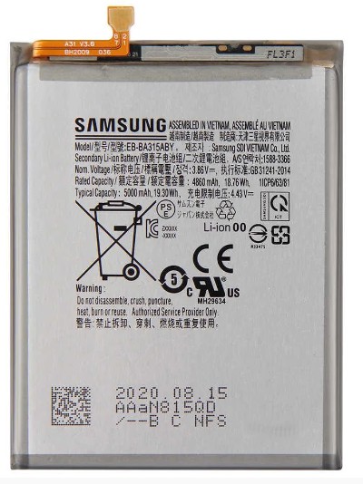 BATERIA SAMSUNG A22 4G (A225) / A31 (A315) / A32 4G (A325) 1 LINHA
