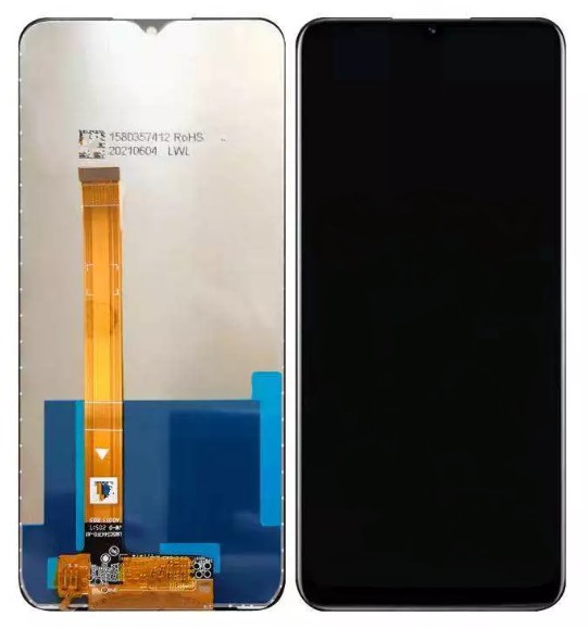 FRONTAL TELA DISPLAY LCD REALME C25Y 1 LINHA