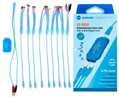 CABO DE ALIMENTAÇÃO 3 PIN BOOT SUNSHINE SS-905D