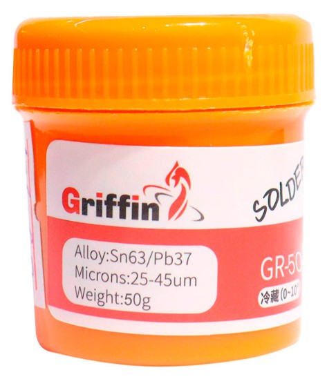 SOLDA EM PASTA GRIFFIN 138° C