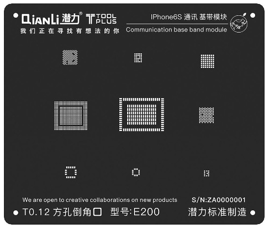 STENCIL QIANLI IPHONE 6S