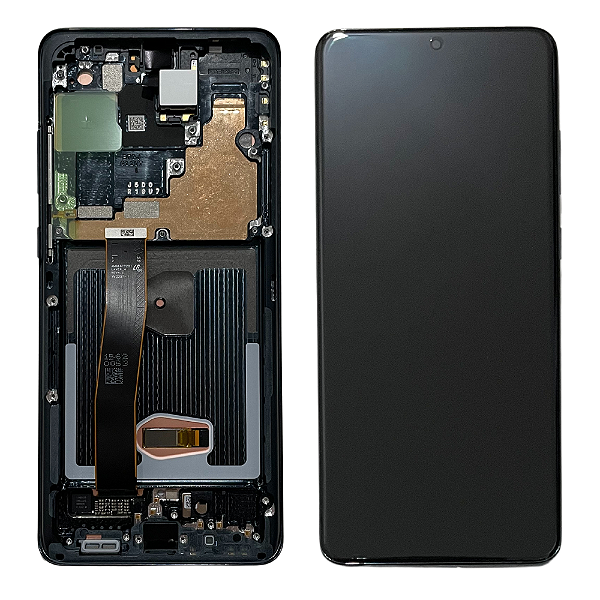 Frontal Tela Display Samsung S20 Ultra G988 Com Aro Original
