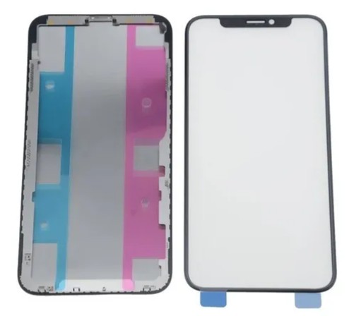 VIDRO ARO E OCA IPHONE 12 MINI