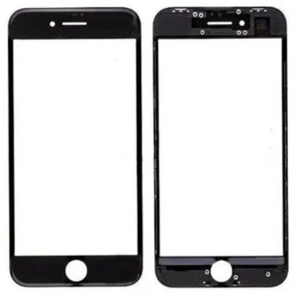 VIDRO ARO E OCA IPHONE 7G