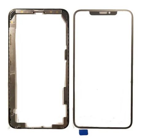 VIDRO ARO E OCA IPHONE XS