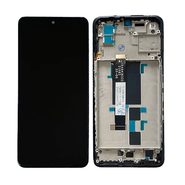 Frontal Tela Display Xiaomi Redmi Note 10 Pro 5G / Poco X3 GT Com Aro 1 Linha