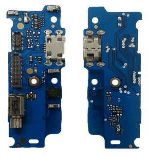 PLACA SUB CONECTOR DE CARGA MOTOROLA MOTO E4 (XT1763) 1 LINHA