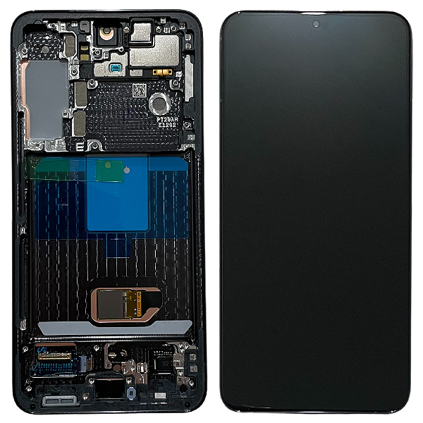 Frontal Tela Display Samsung S22 S901 Com Aro Original