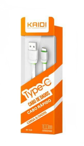Cabo Usb para Tipo C - Kaidi