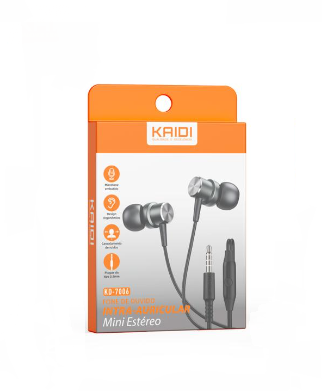 FONE DE OUVIDO INTRA-AURICULAR KAIDI