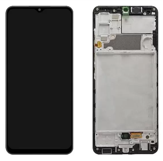 Frontal Tela Display Samsung A32 4G (A325) Com Aro 1 Linha Oled