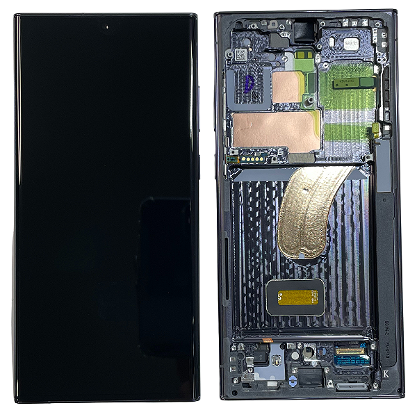 Frontal Tela Display Samsung S23 Ultra S918 Com Aro Original