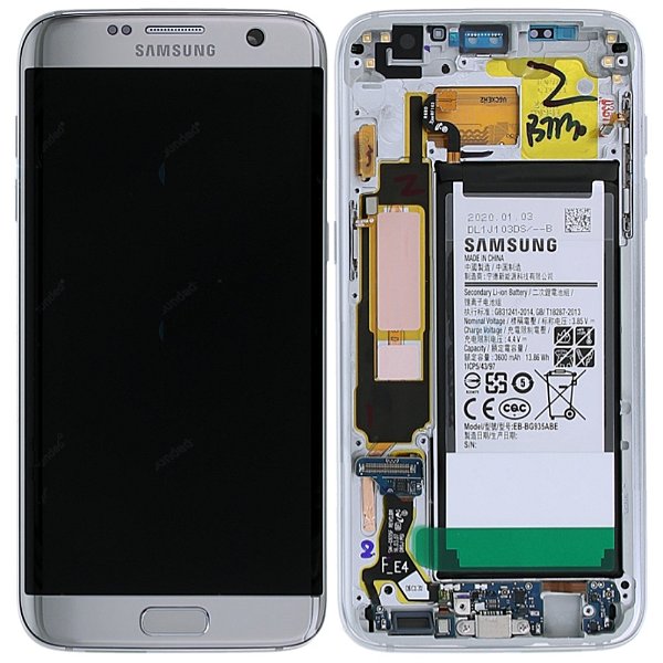 Frontal Tela Display Samsung S7 Edge (G935) Com Aro Original