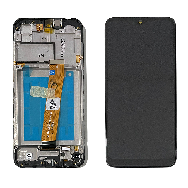 Frontal Tela Display Samsung A01 A015 Com Aro Original