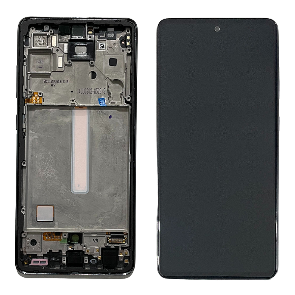 Frontal Tela Display Samsung A52 A525 Com Aro Original