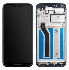 FRONTAL TELA DISPLAY MOTOROLA MOTO G7 POWER (XT1955) COM ARO ORIGINAL NACIONAL