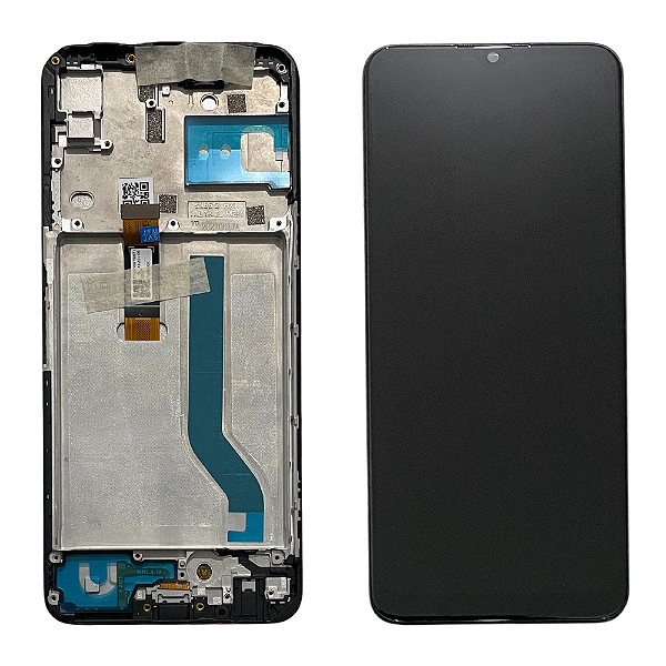 Frontal Tela Display Moto G50 5g Xt2149 Com Aro Original