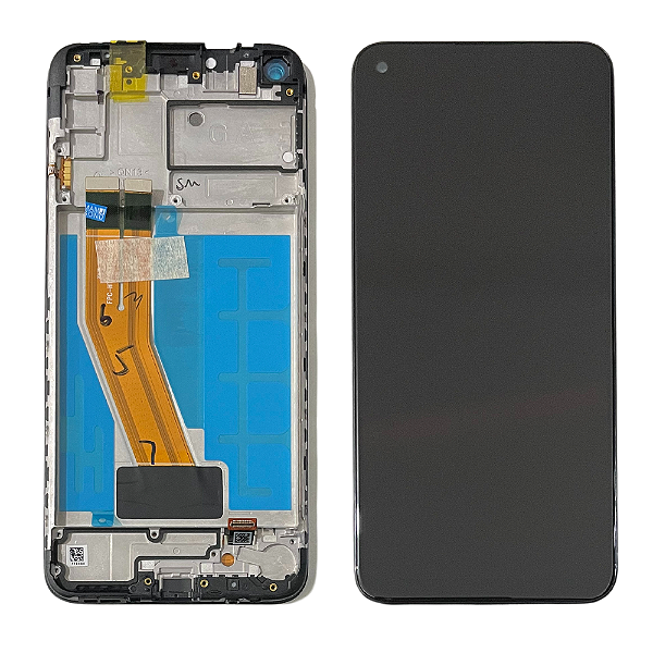 Frontal Tela Display Samsung A11 A115 Com Aro Original