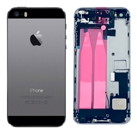 CARCAÇA IPHONE 5S COM FLEX DE CARGA, VOLUME E GAVETA CHIP ORIGINAL