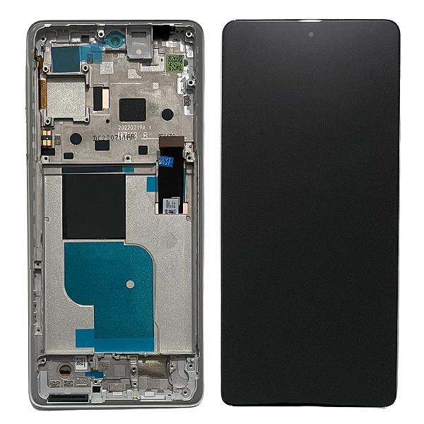 Frontal Tela Display Moto Edge 30 Pro XT2201 C Aro Original