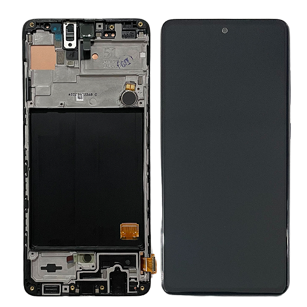 Frontal Tela Display Samsung A51 A515 Com Aro Original
