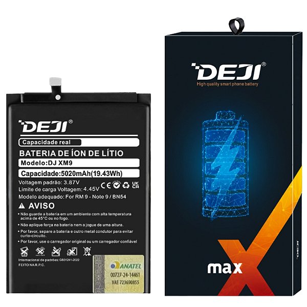 Bateria Xiaomi Redmi Note 9 / Redmi 9 (BN54) Deji