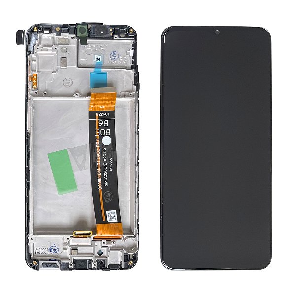 Frontal Tela Display Samsung A23 5G A236 Com Aro Original