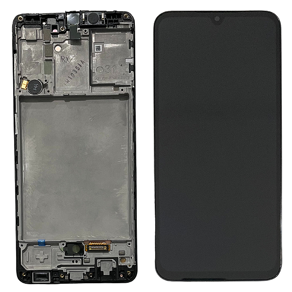 Frontal Tela Display Samsung A31 A315 Com Aro Original