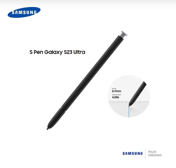 Caneta S Pen Samsung S23 Ultra (S918) Original
