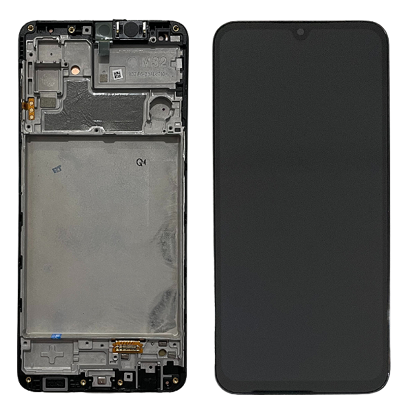 Frontal Tela Display Samsung M32 4g M325 Com Aro Original