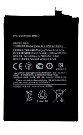 BATERIA XIAOMI NOTE 11 4G / NOTE 11S 4G / POCO M4 PRO (BN5D) 1 LINHA