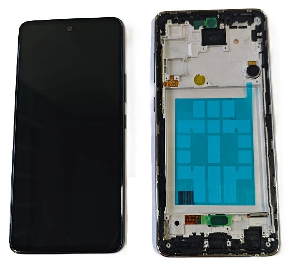 Frontal Tela Display Samsung A72 (A725) Com Aro Oled Vivid