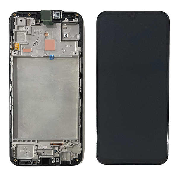Frontal Tela Display Samsung M15 5G M156 Com Aro Original