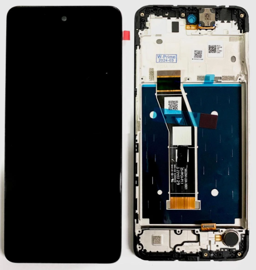 FRONTAL TELA DISPLAY MOTOROLA MOTO G24 (XT2423) COM ARO PRIME