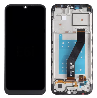 FRONTAL TELA DISPLAY LCD MOTOROLA MOTO E6I COM ARO 1 LINHA