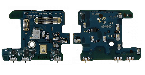 Placa Sub Microfone Samsung Note 20 Ultra 5G (N985 N986) Original