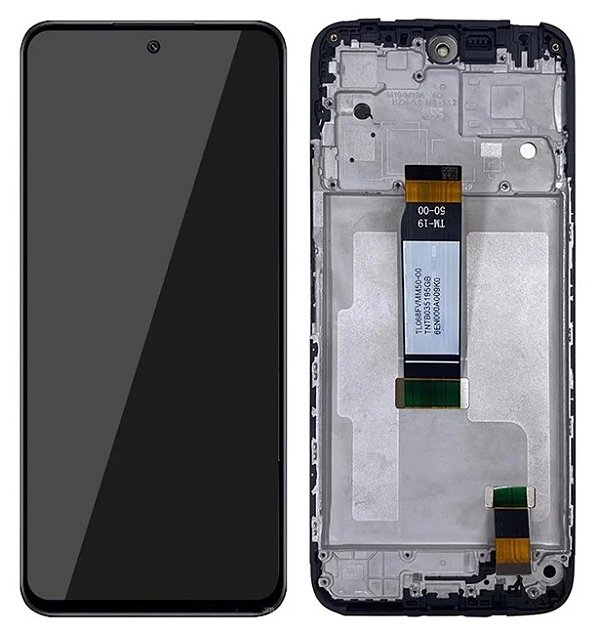 Frontal Tela Display Xiaomi Redmi 12 4G Com Aro 1 Linha