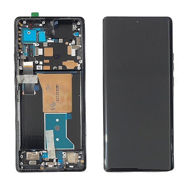 Frontal Tela Display Moto Edge 40 Pro XT2301 C Aro Original