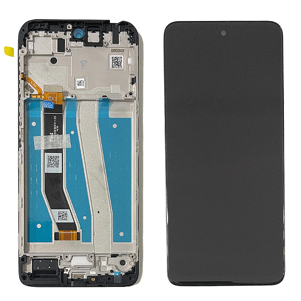 Frontal Tela Display Moto G14 XT2341 Com Aro Original