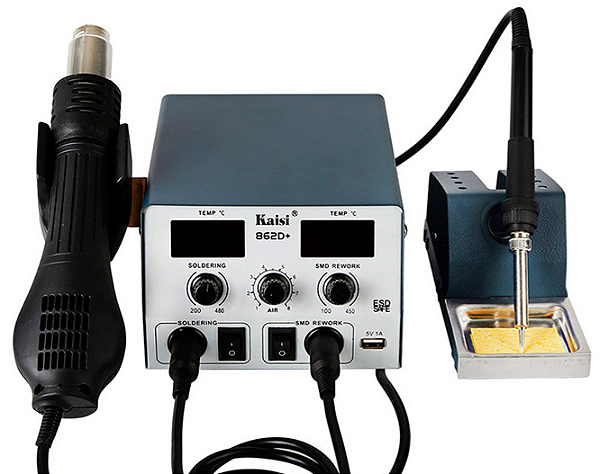 ESTAÇÃO DE RETRABALHO KAISI 862D+ 110V 2 DISPLAYS
