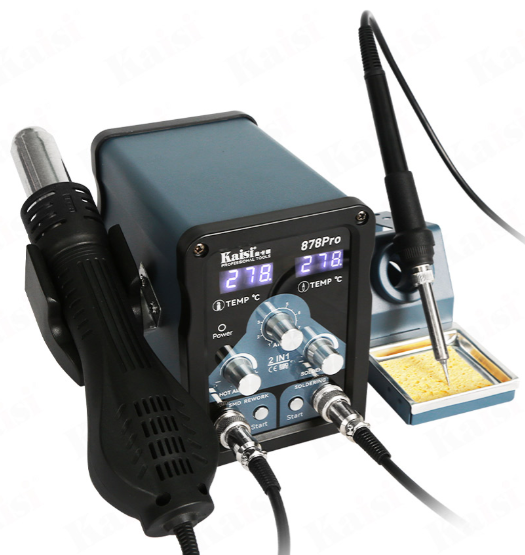 ESTAÇÃO DE RETRABALHO KAISI 878 PRO 110V 2 DISPLAYS