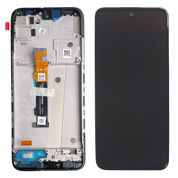 Frontal Tela Display Moto G71 Xt2169 Com Aro Original