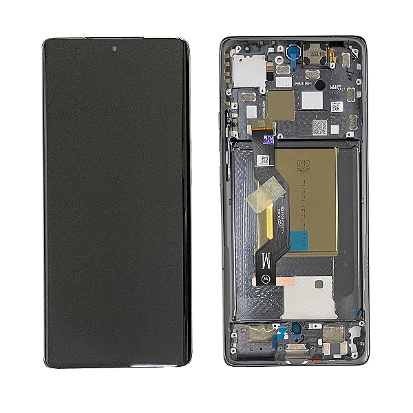 Frontal Tela Display Moto Edge 50 XT2407 Com Aro Original