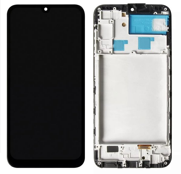 Frontal Tela Display Samsung A24 4G (A245) Com Aro Incell 1 Linha